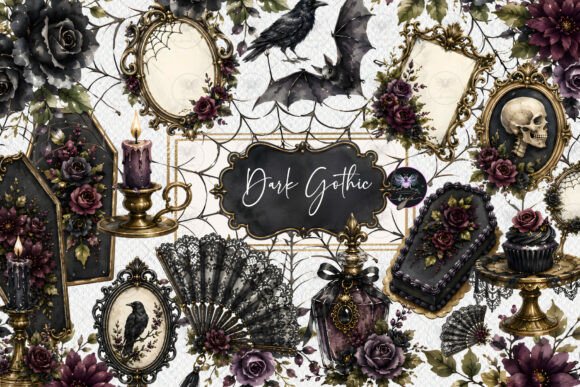 Download Dark Gothic Halloween Clipart - Gothic halloween Collection