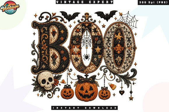 Download Gothic Halloween Pumpkin Patchwork PNG - Gothic halloween Collection