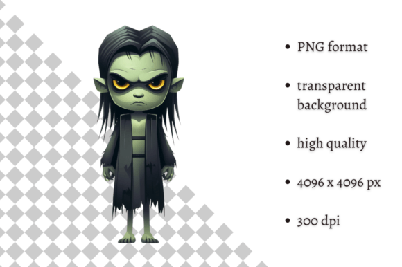 Download Cute Halloween Zombie PNG Clipart - Zombie Collection